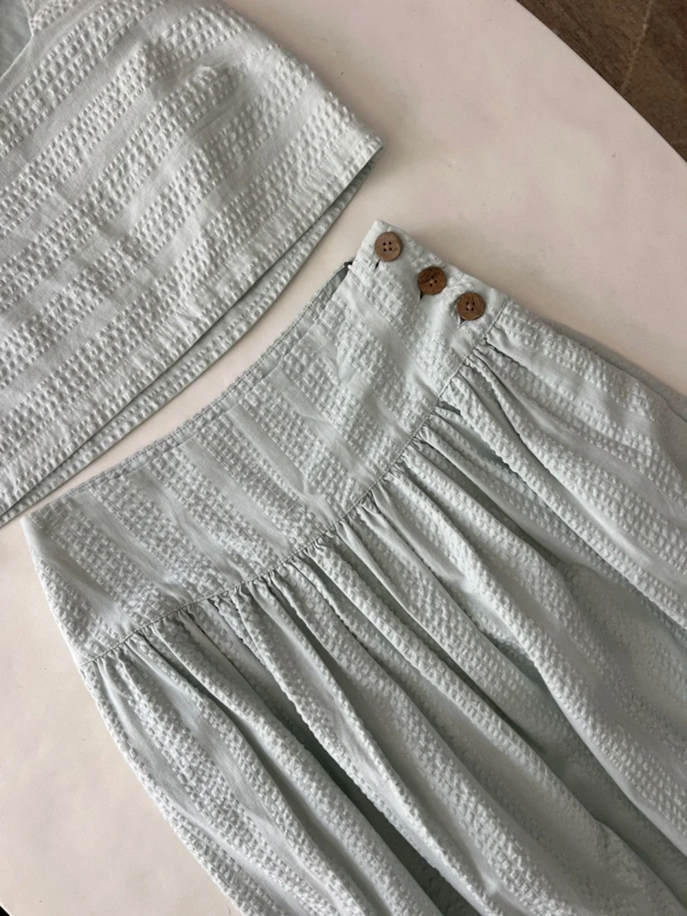 Free People Set For Sunshine 2 Piece Matching Set in Cloud Rider XS (Oversized) - Picture 8 of 9